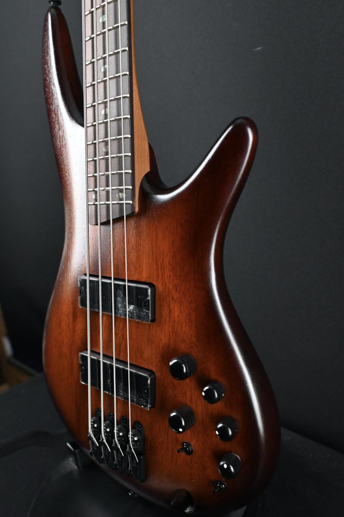 Ibanez SR500A-MHL Mahogany Brown Burst Low Gloss 4-String Bass #065