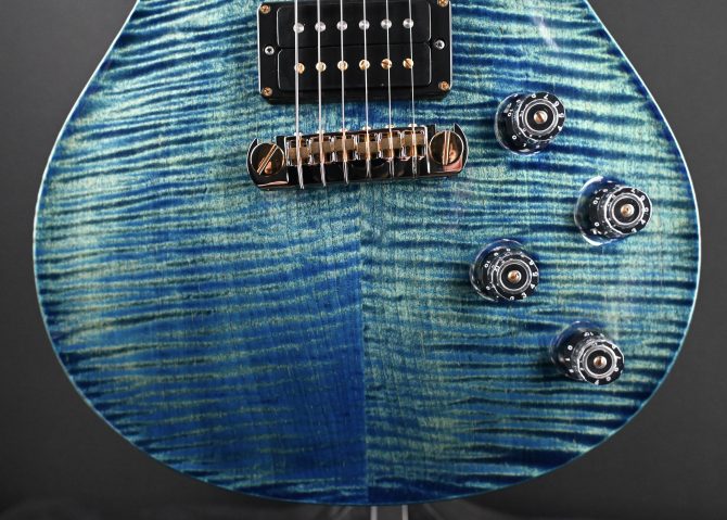 PRS Mark Tremonti Signature Stoptail 10-Top River Blue Pearl #172