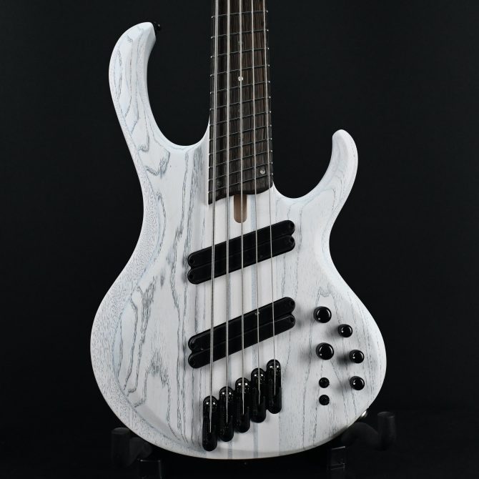 Ibanez BTB865MS-TWF Transparent White Flat Multi-Scale 5-String Bass #451