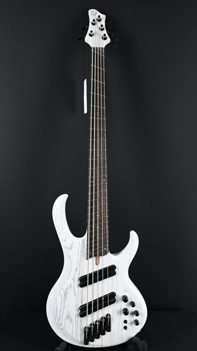 Ibanez BTB865MS-TWF Transparent White Flat Multi-Scale 5-String Bass #451