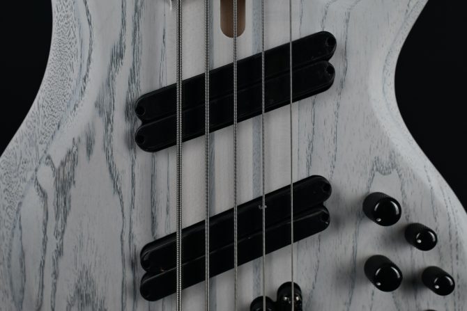 Ibanez BTB865MS-TWF Transparent White Flat Multi-Scale 5-String Bass #451