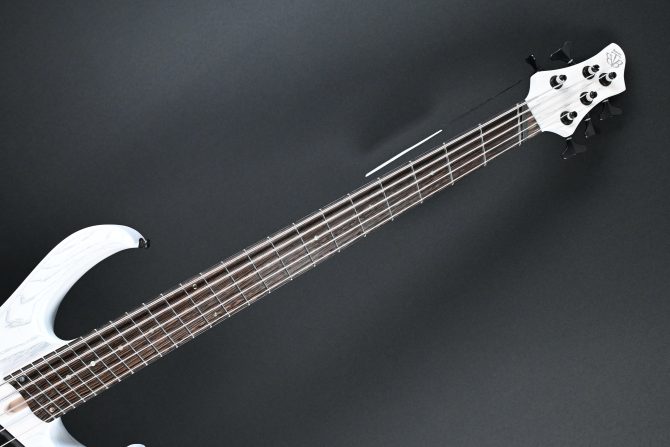 Ibanez BTB865MS-TWF Transparent White Flat Multi-Scale 5-String Bass #451