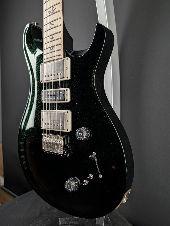 PRS Swamp Ash Special Maple Sprayer's Choice Emerald Holoflake #970