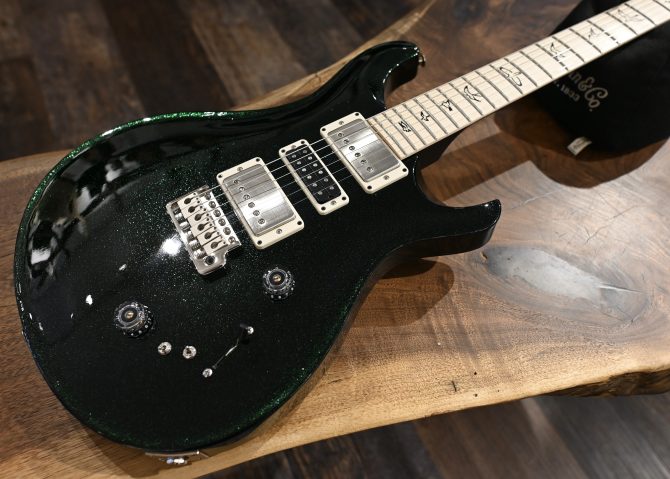 PRS Swamp Ash Special Maple Sprayer's Choice Emerald Holoflake #970