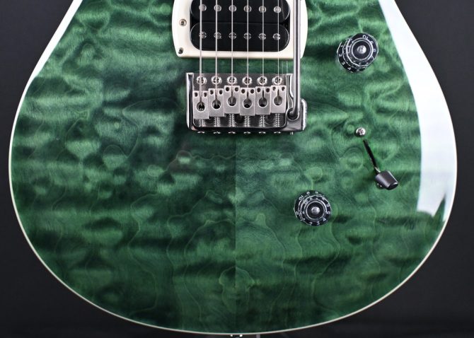 PRS SE Custom 24 Quilt Teal Black #578