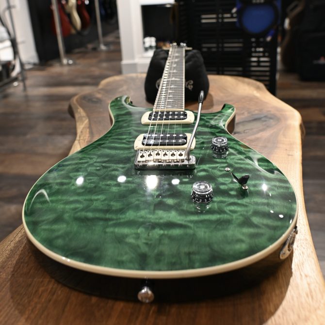 PRS SE Custom 24 Quilt Teal Black #578