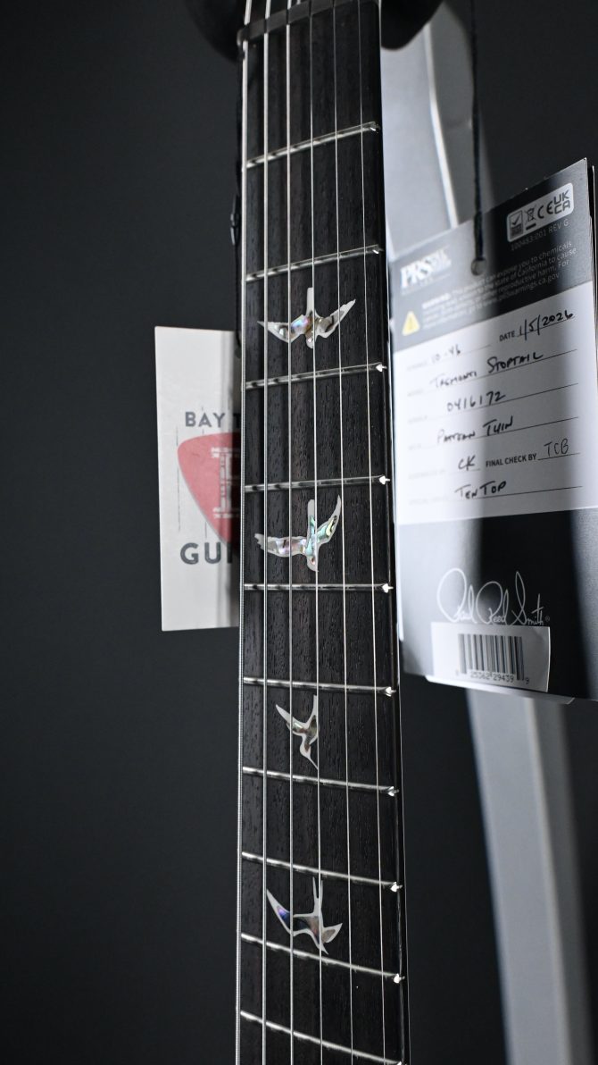 PRS Mark Tremonti Signature Stoptail 10-Top River Blue Pearl #172