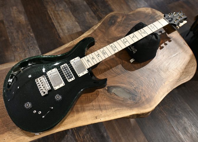 PRS Swamp Ash Special Maple Sprayer's Choice Emerald Holoflake #970