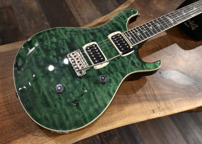 PRS SE Custom 24 Quilt Teal Black #578