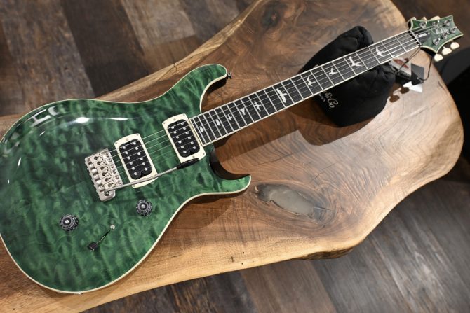 PRS SE Custom 24 Quilt Teal Black #578