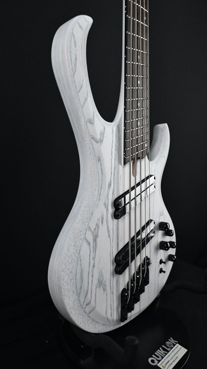 Ibanez BTB865MS-TWF Transparent White Flat Multi-Scale 5-String Bass #451