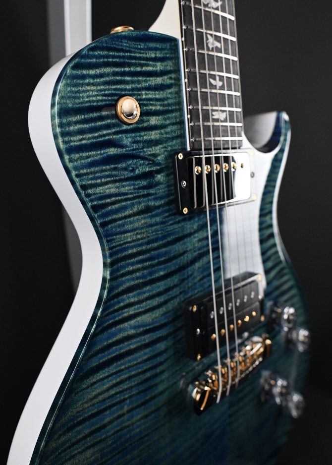 PRS Mark Tremonti Signature Stoptail 10-Top River Blue Pearl #172
