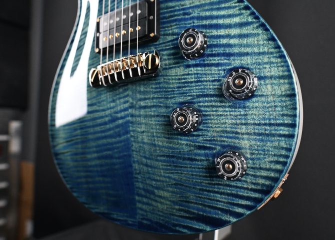 PRS Mark Tremonti Signature Stoptail 10-Top River Blue Pearl #172
