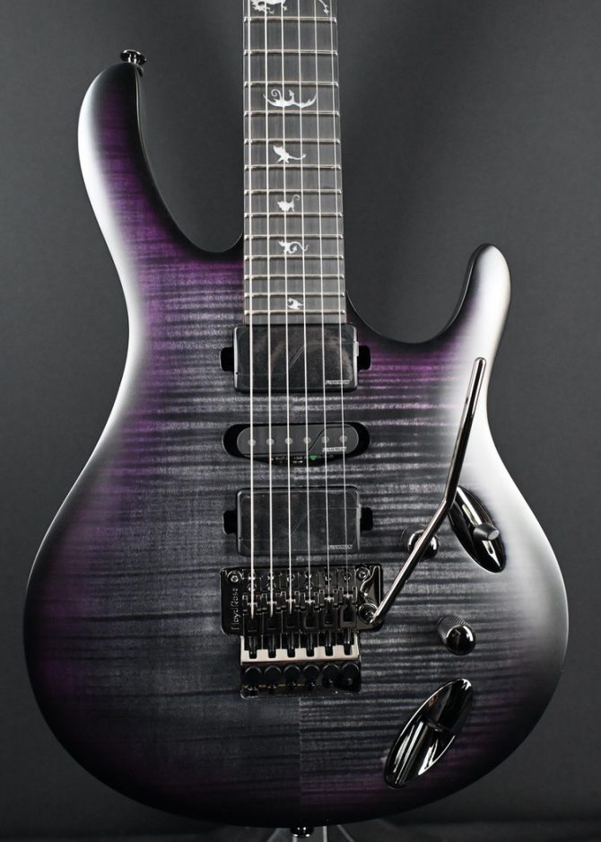 PRS SE Chleo Charcoal Purple Burst Herman Li Signature #486