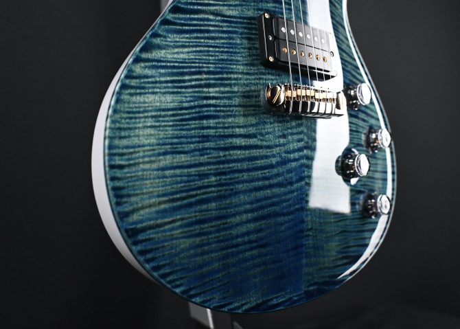 PRS Mark Tremonti Signature Stoptail 10-Top River Blue Pearl #172
