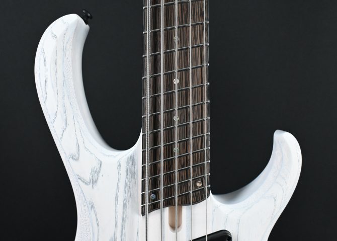 Ibanez BTB865MS-TWF Transparent White Flat Multi-Scale 5-String Bass #451