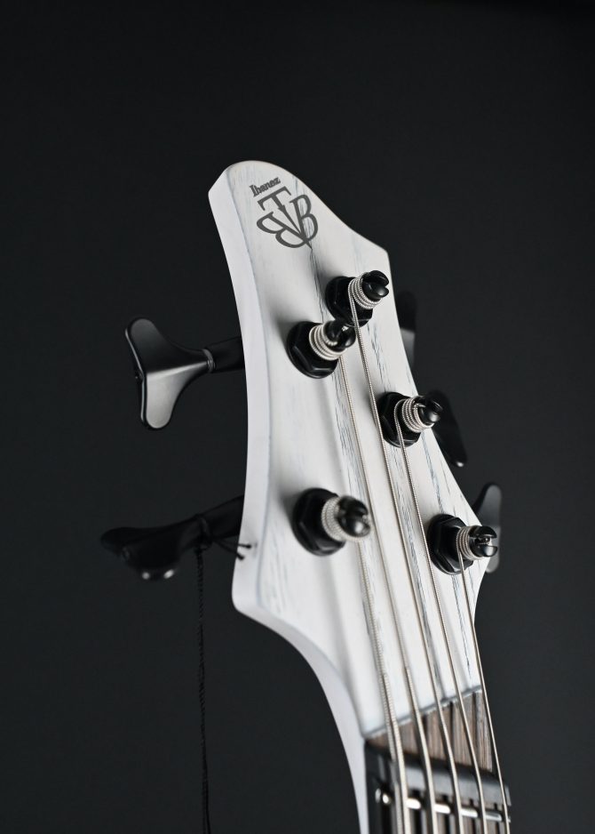 Ibanez BTB865MS-TWF Transparent White Flat Multi-Scale 5-String Bass #451