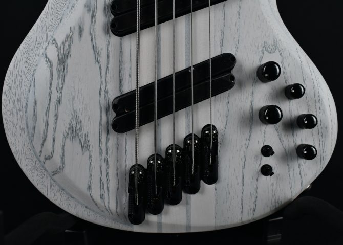 Ibanez BTB865MS-TWF Transparent White Flat Multi-Scale 5-String Bass #451