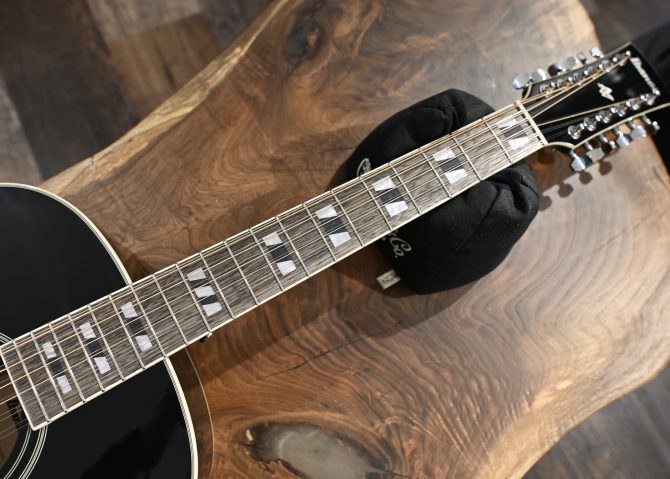 Ibanez AJ7012M1E-BK Black 12-String Acoustic #886