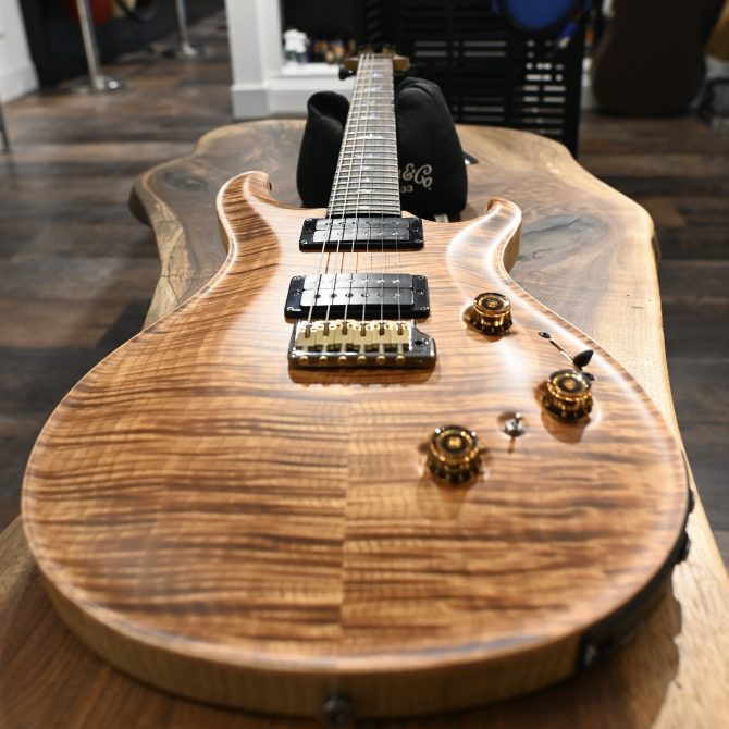 PRS Wood Library Custom 24 Piezo 10-Top Copperhead #156