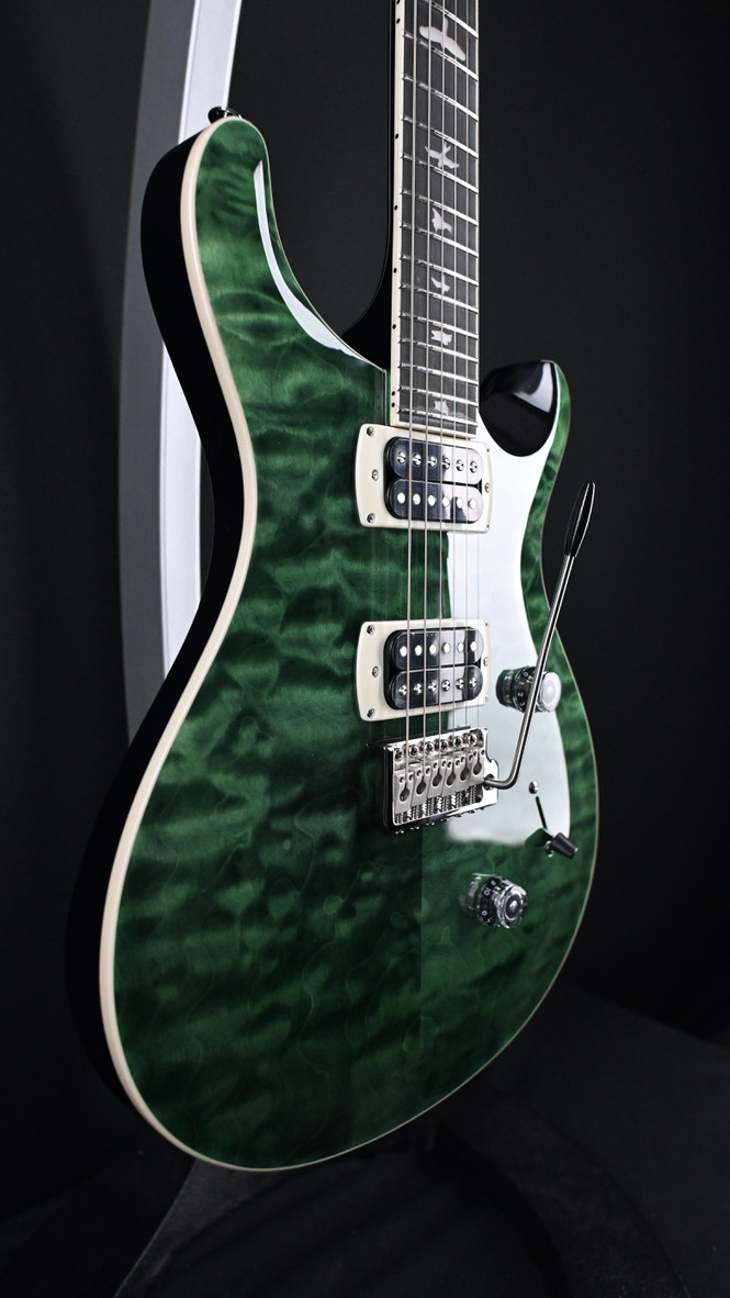 PRS SE Custom 24 Quilt Teal Black #578