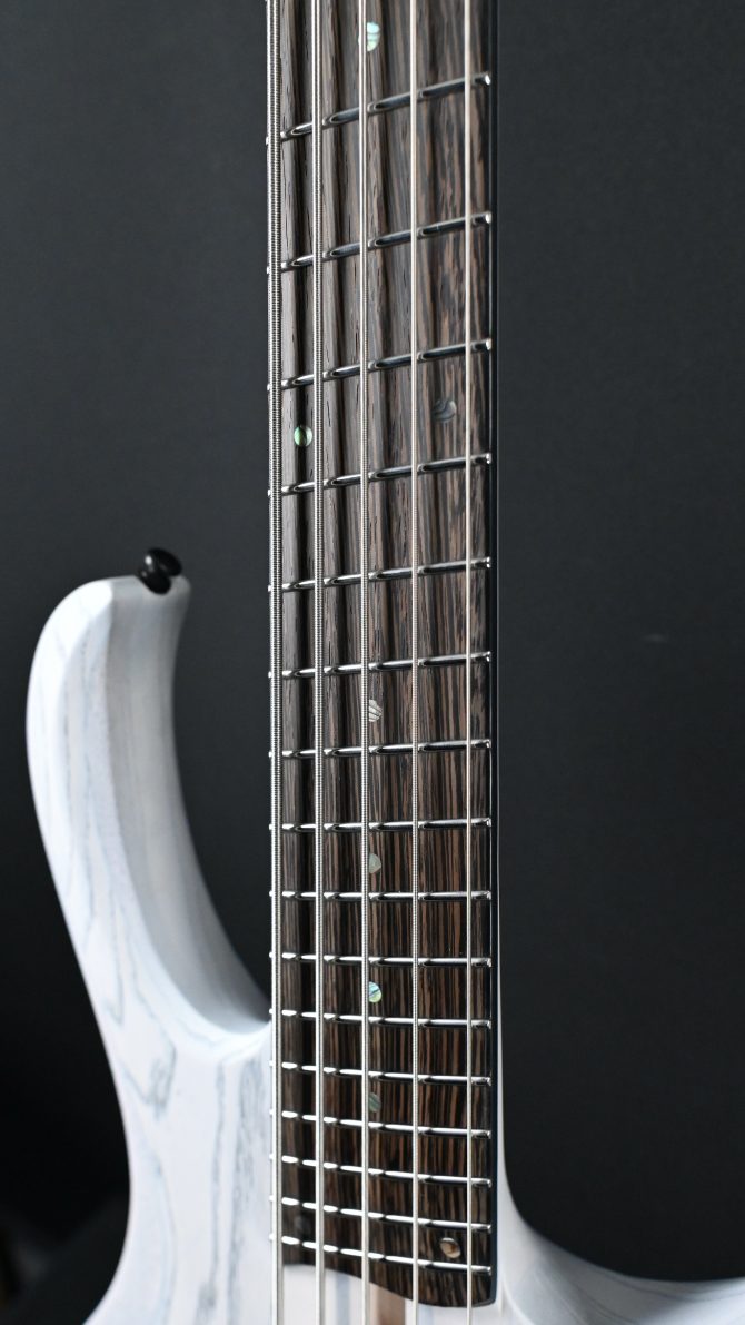 Ibanez BTB865MS-TWF Transparent White Flat Multi-Scale 5-String Bass #451