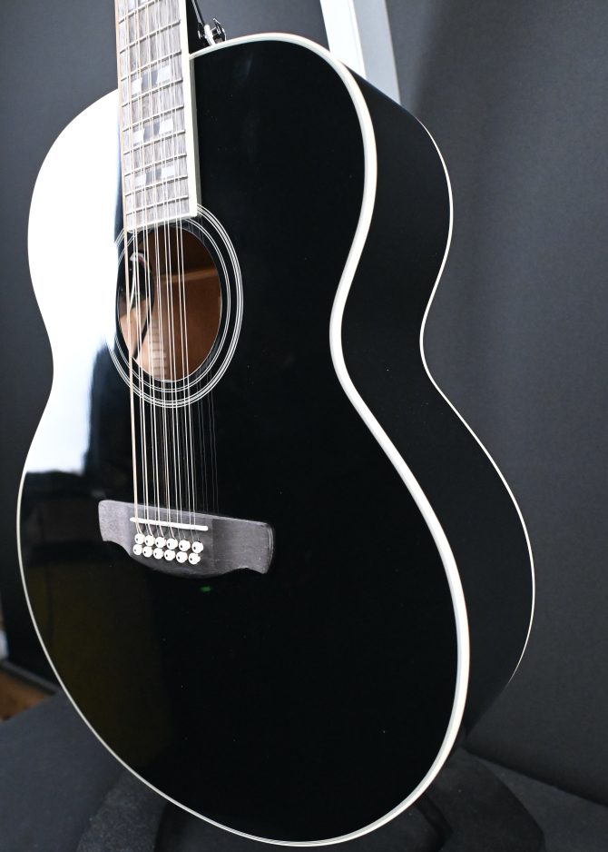 Ibanez AJ7012M1E-BK Black 12-String Acoustic #886