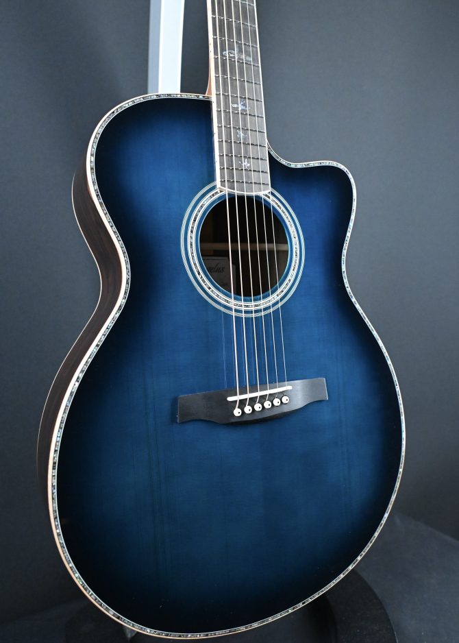 PRS SE Angelus A60E Cobalt Blue Burst #717