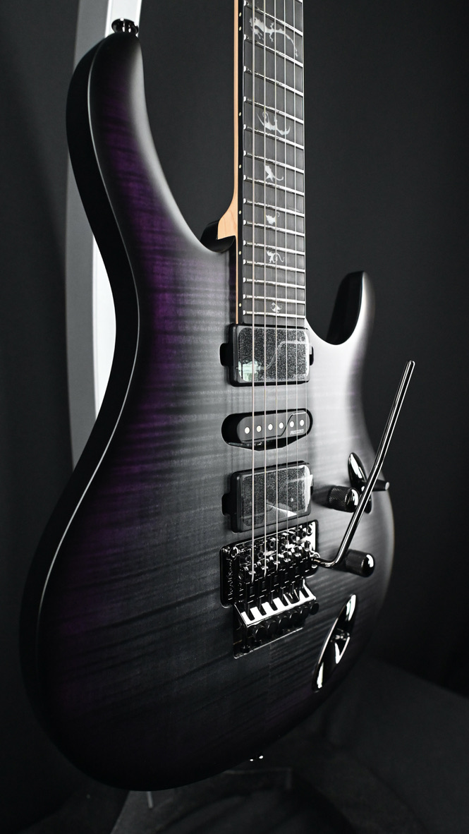 PRS SE Chleo Charcoal Purple Burst Herman Li Signature #486