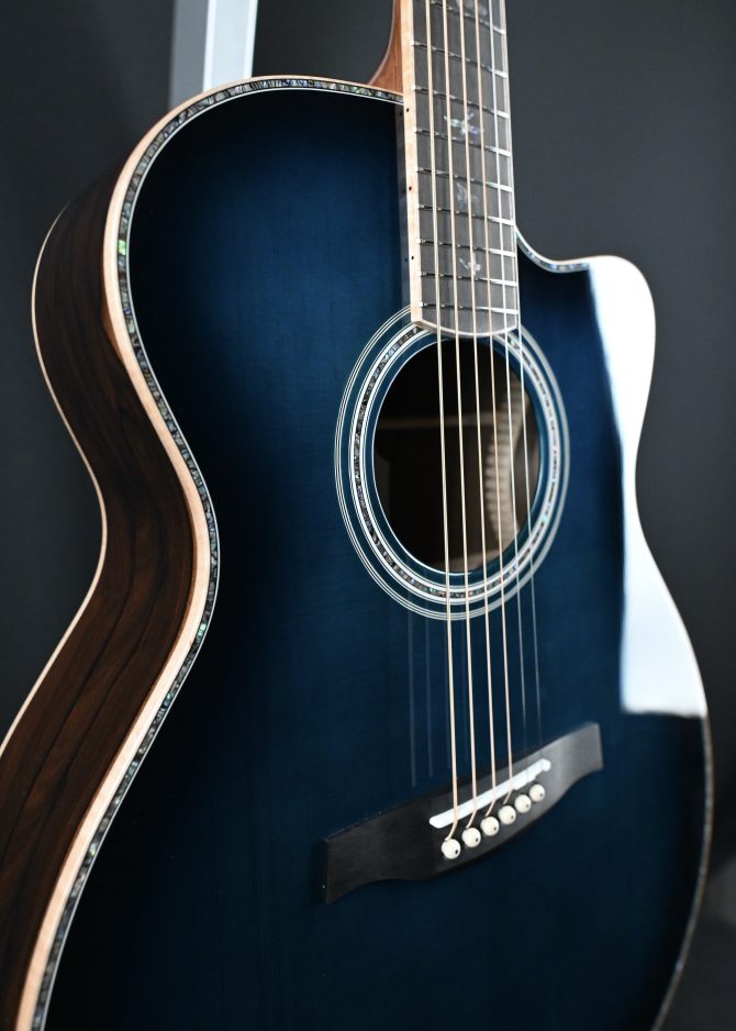 PRS SE Angelus A60E Cobalt Blue Burst #717