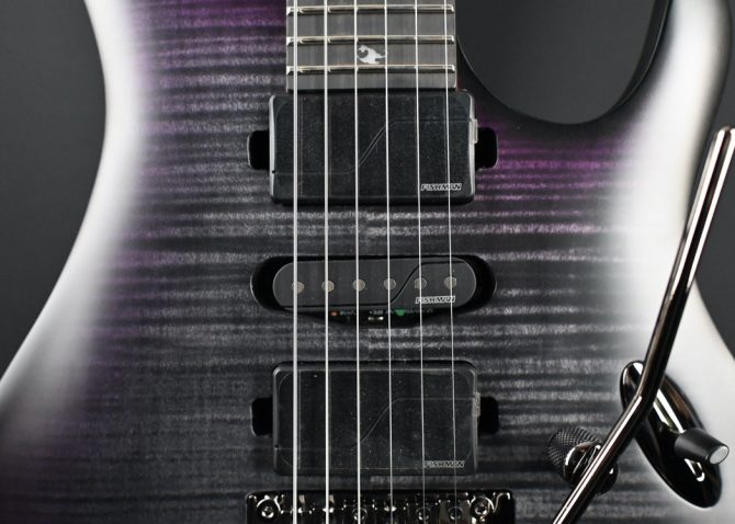 PRS SE Chleo Charcoal Purple Burst Herman Li Signature #486