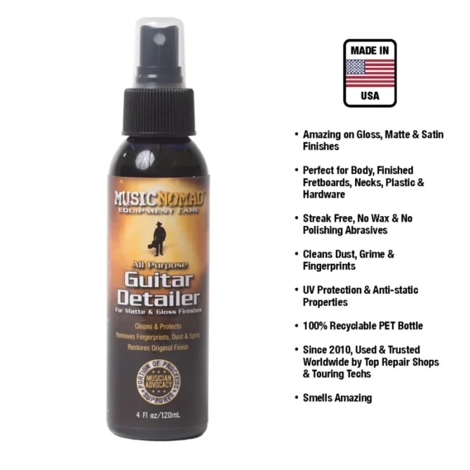 Music Nomad Guitar Detailer – For Matte & Gloss Finishes