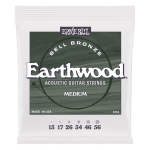 Ernie Ball Medium Earthwood Bell Bronze Acoustic Guitar Strings 13-56