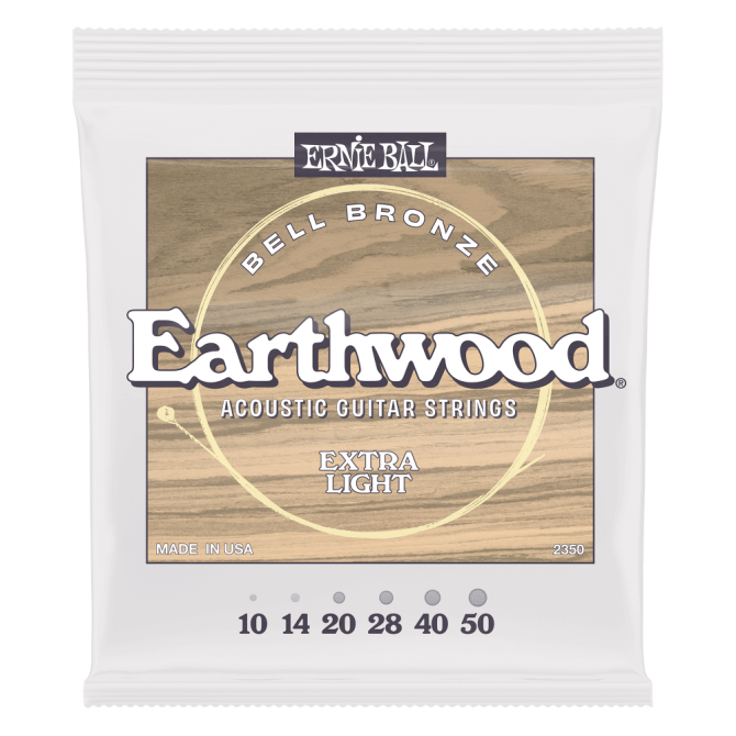 Extra Light Earthwood Bell Bronze Acoustic Guitar Strings 10-50