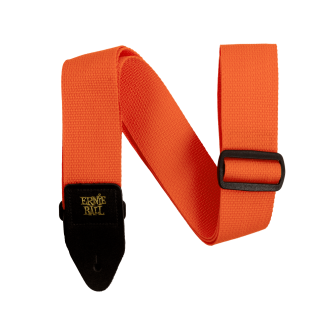 Ernie Ball Polypro Guitar Strap/Bass Strap - Orange