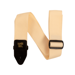 Ernie Ball Polypro Guitar Strap/Bass Strap - Cream