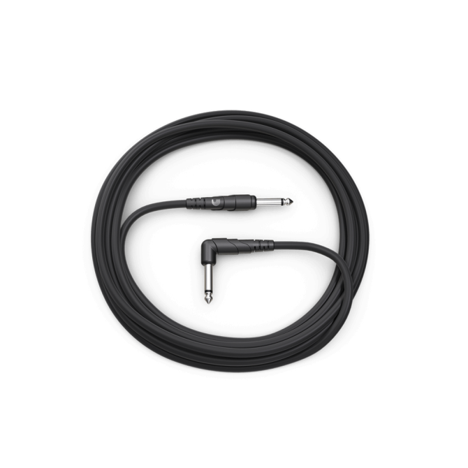 D'Addario Classic Series Instrument Cable Straight to Right-Angle, 10ft.