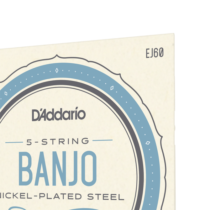 D'Addario 5-String Banjo Strings EJ60 Regular Light 09-20