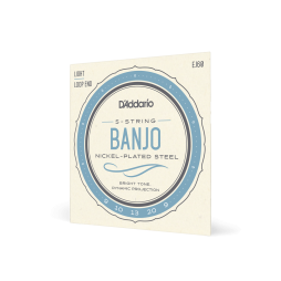 D'Addario 5-String Banjo Strings EJ60 Regular Light 09-20