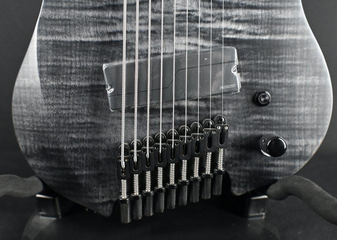 Legator G9F-BK Satin Flame Maple Black 9-string Multi-Scale #160