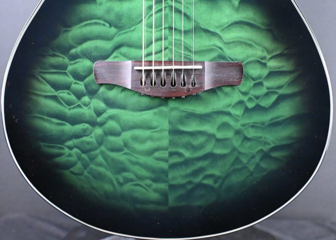 Ibanez AEWC16QA-TEH Transparent Emerald Burst #803