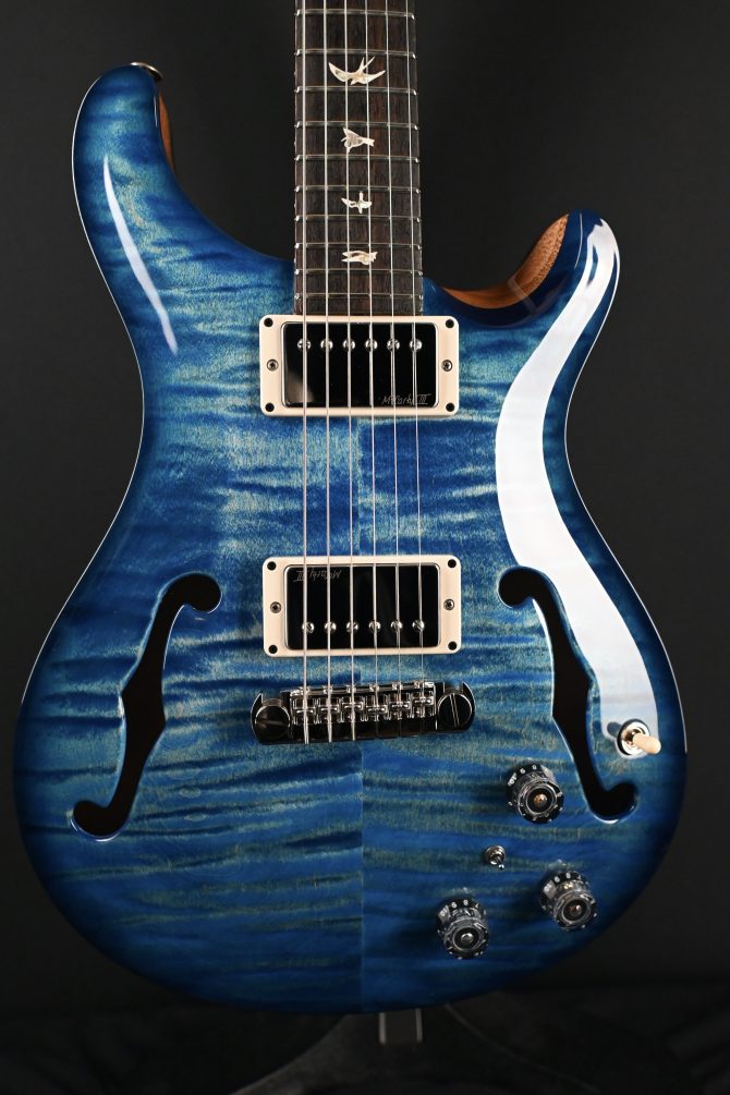 PRS Hollowbody II Piezo Faded Blue Jean w/ Blue Burst #162