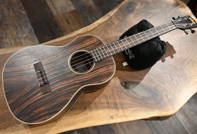 Kala Kala KA-EBY-B Striped Ebony Baritone Ukulele #2506