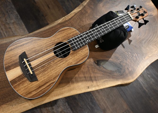 Kala UBASS-TEAK-FS Teak Acoustic-Electric UBASS