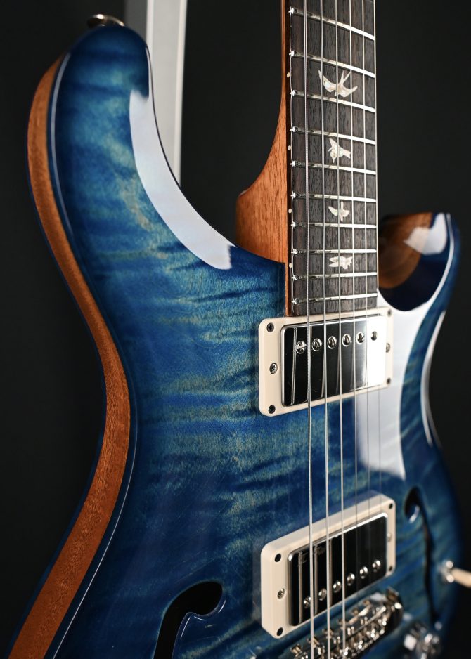 PRS Hollowbody II Piezo Faded Blue Jean w/ Blue Burst #162