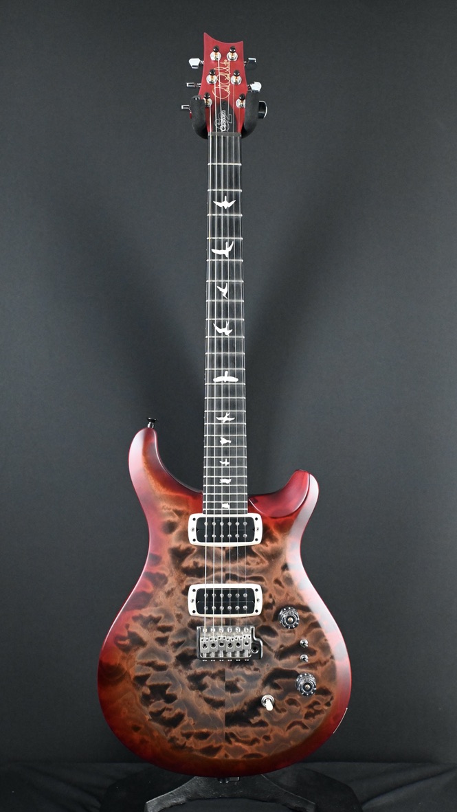 PRS S2 Custom 24-08 Satin Quilt Faded Gray Black Cherry Burst 2024