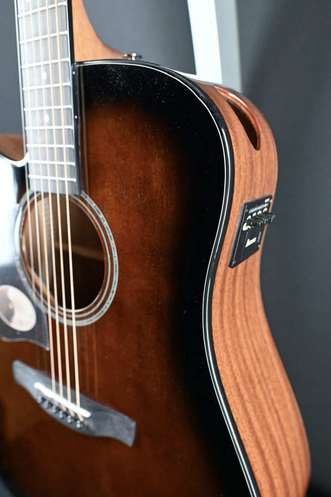 Ibanez AAD51LCE-DVS Dark Violin Sunburst #817