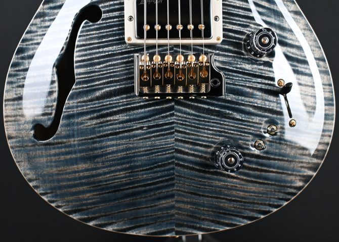 PRS 40th Anniversary Special Semi-Hollow Limited Edition Faded Whale Blue (Natural Back) #755