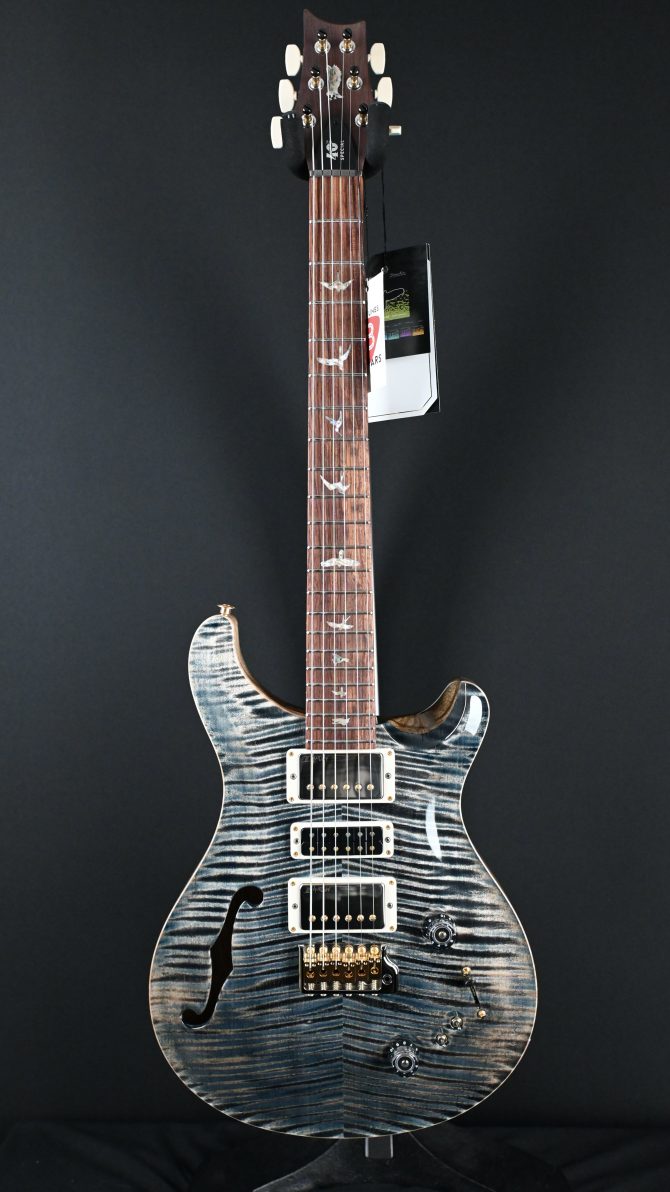 PRS 40th Anniversary Special Semi-Hollow Limited Edition Faded Whale Blue (Natural Back) #755