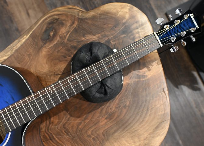 Ibanez AEWC16QA-TLH Transparent Blue Sunburst #756